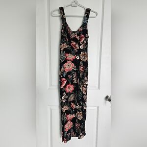 Floral Black Maxi Skirt - Jessica Simpson Size S